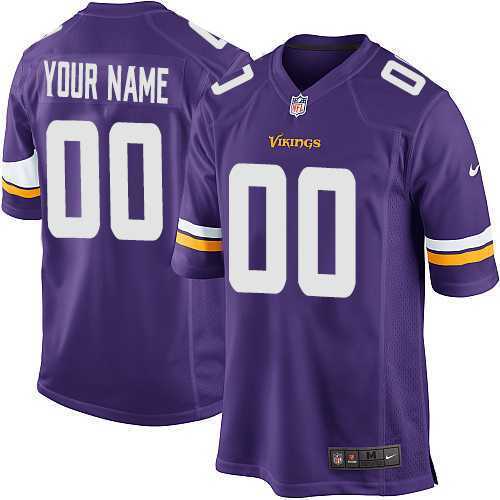 Customized Men Minnesota Vikings Purple Team Color Nike Game Stitched Jersey,We sell and wholesale Customized Men Minnesota Vikings Purple Team Color Nike Game Stitched Jersey on line form chian!